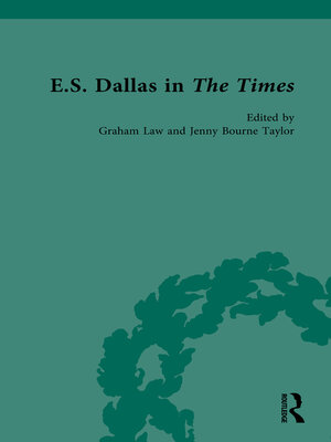 cover image of E.S. Dallas in the Times